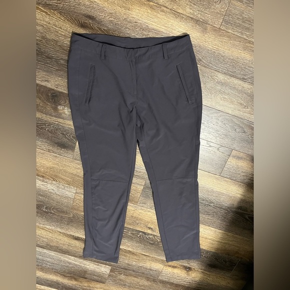 Slazenger Women's Gray Lightweight Golf Pants Polyester Spandex - Picture 3 of 9